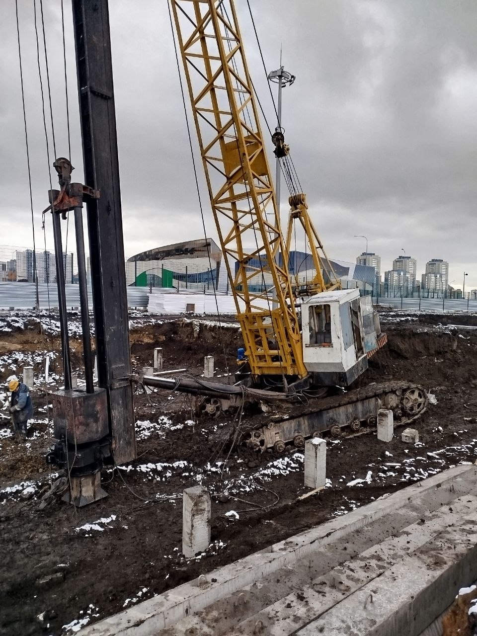 Основание на сваях под дом