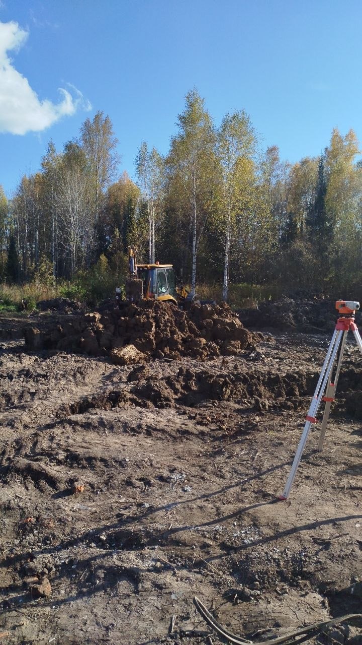 Монтаж свай под баню и террасу